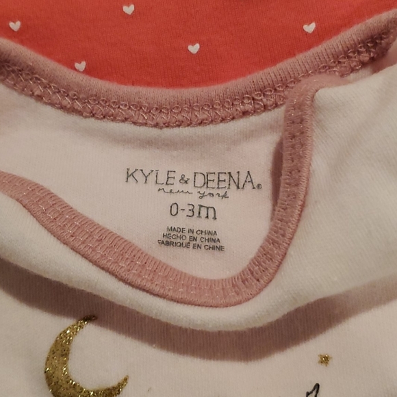 0-3 &3month baby girl short sleeve onesie bundle - Picture 5 of 8